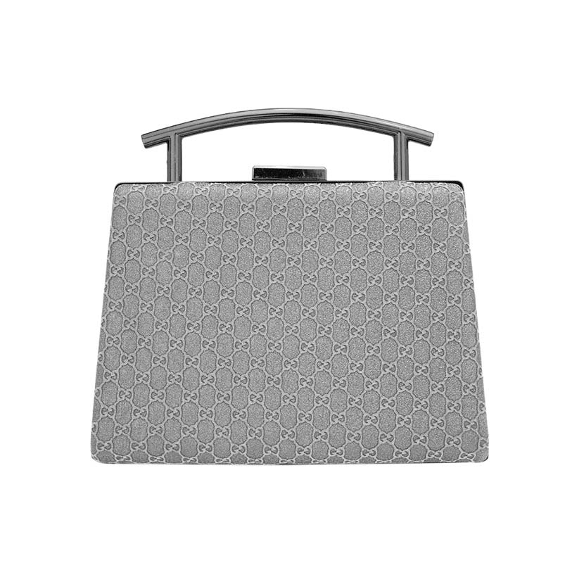 Elegant Beige Patterned Handbag