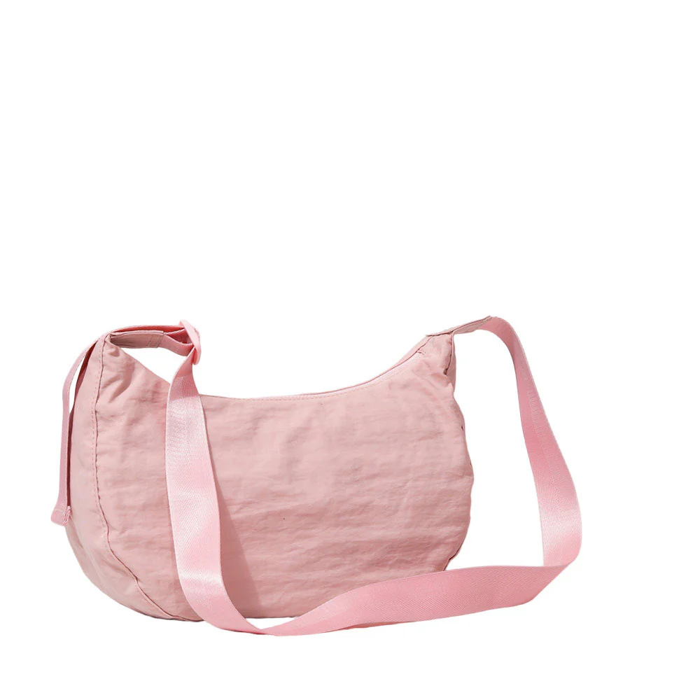Vibrant Pink Canvas Shoulder Bag