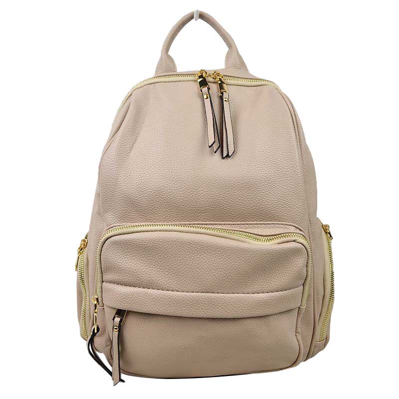 Stylish Beige Backpack