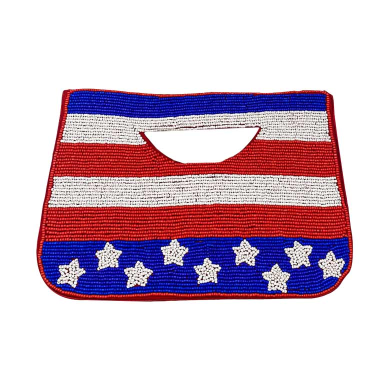 Patriotic Beaded Handbag