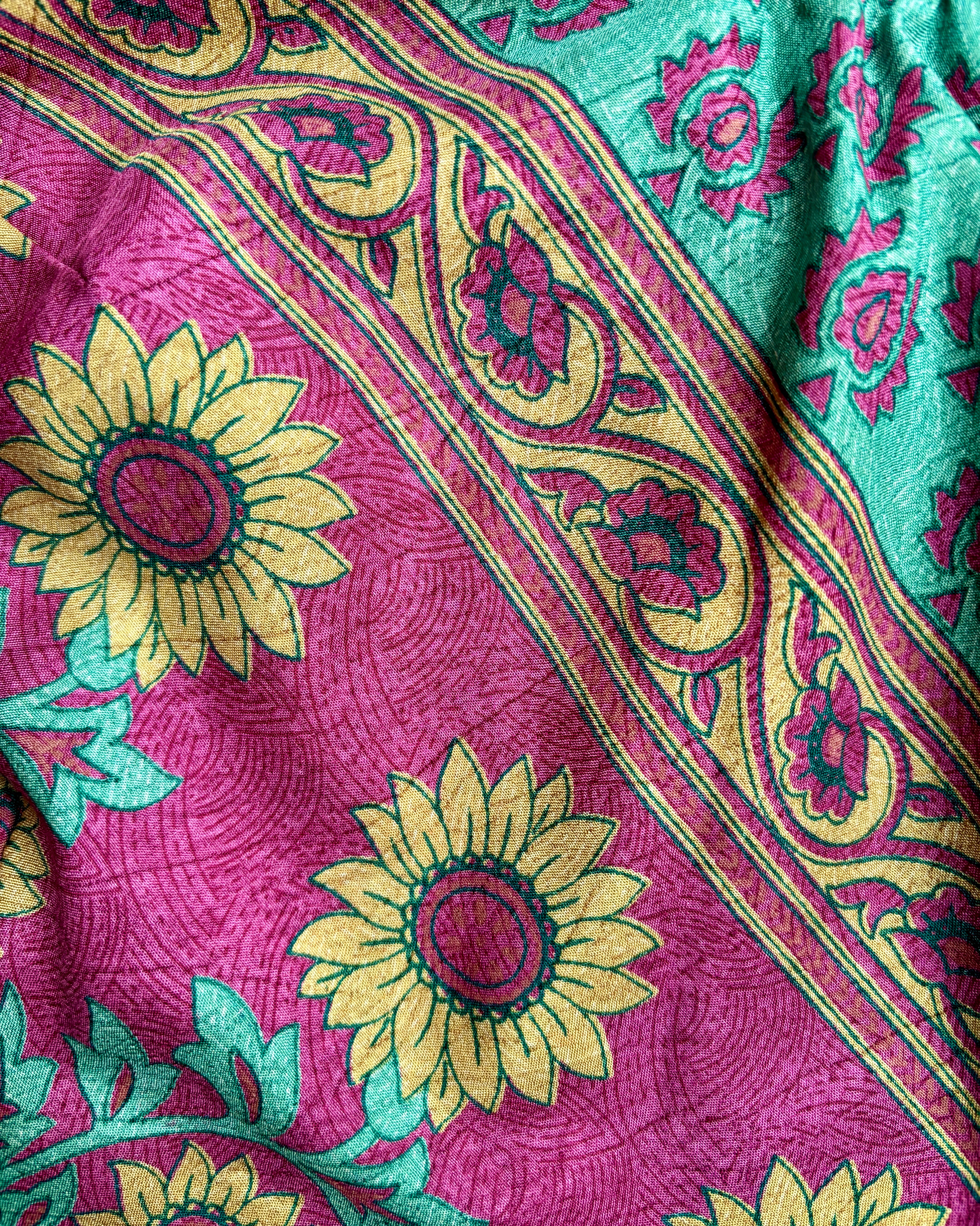 Floral Ethnic Crop Top