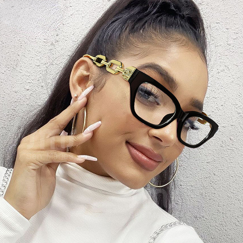 Elegant Rectangular Glasses