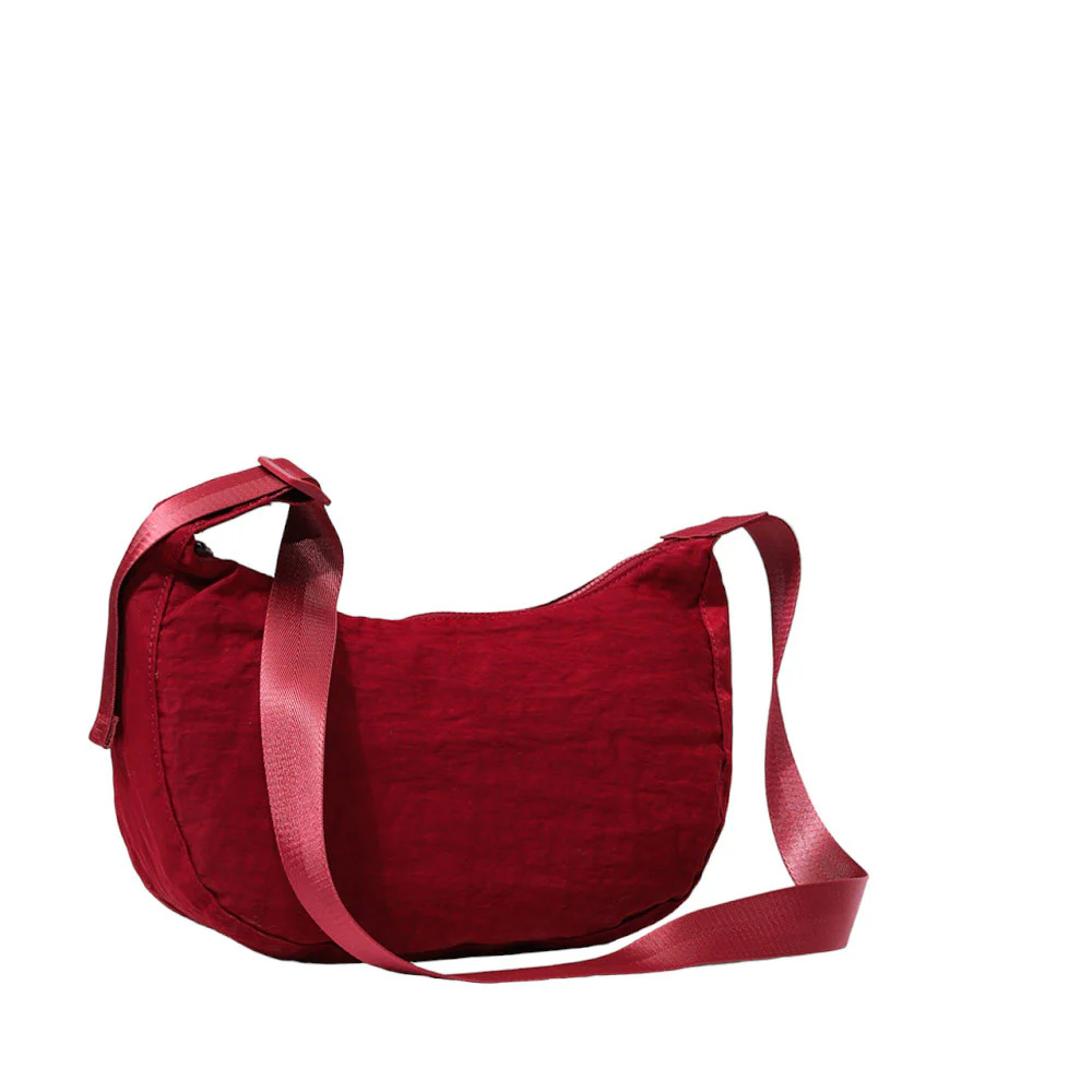 Vibrant Pink Canvas Shoulder Bag
