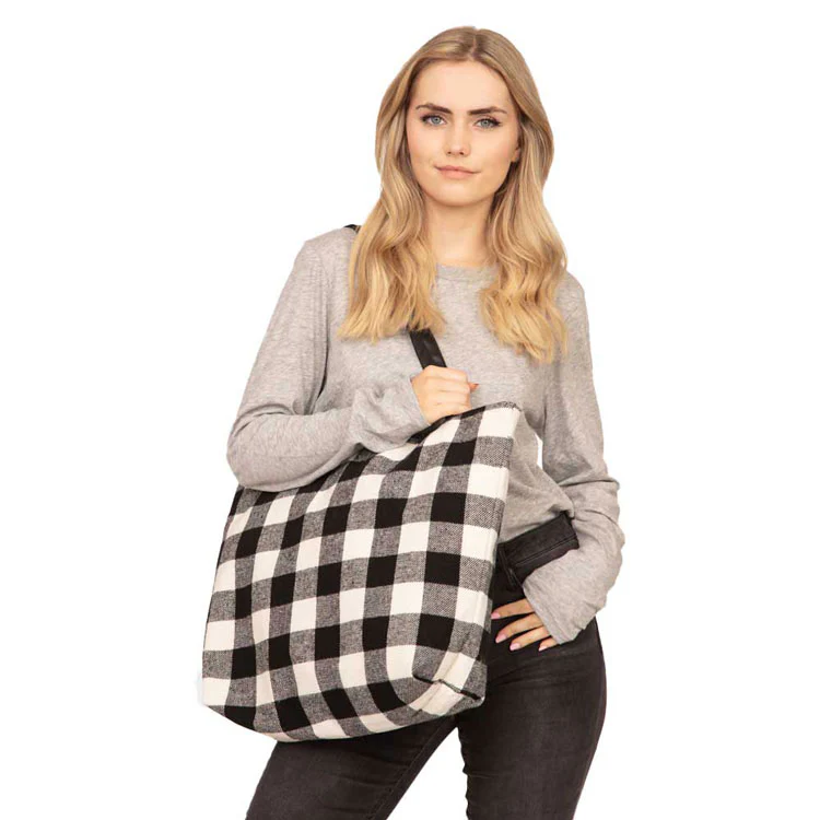 Classic Plaid Tote Bag