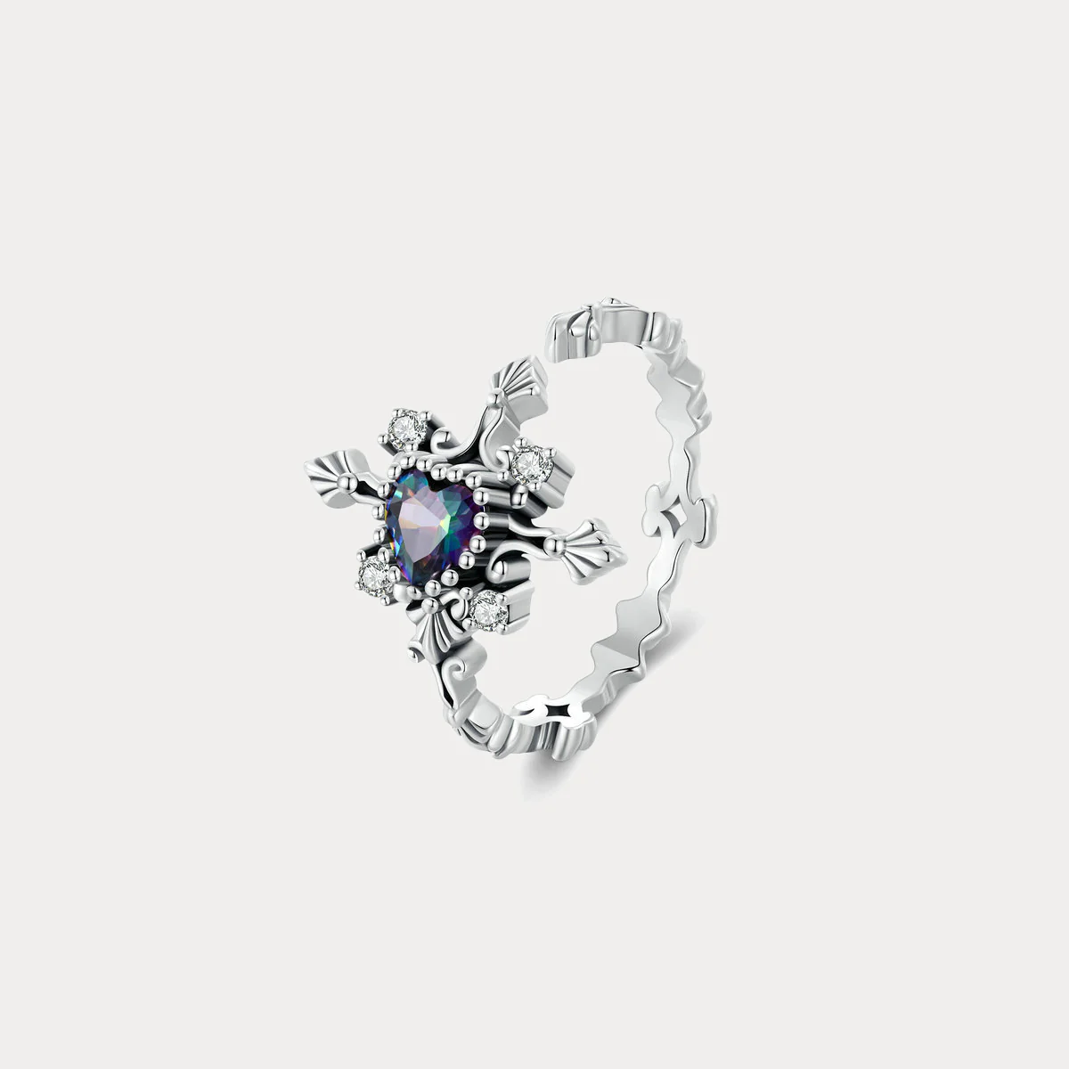 Enchanted Crystal Heart Ring