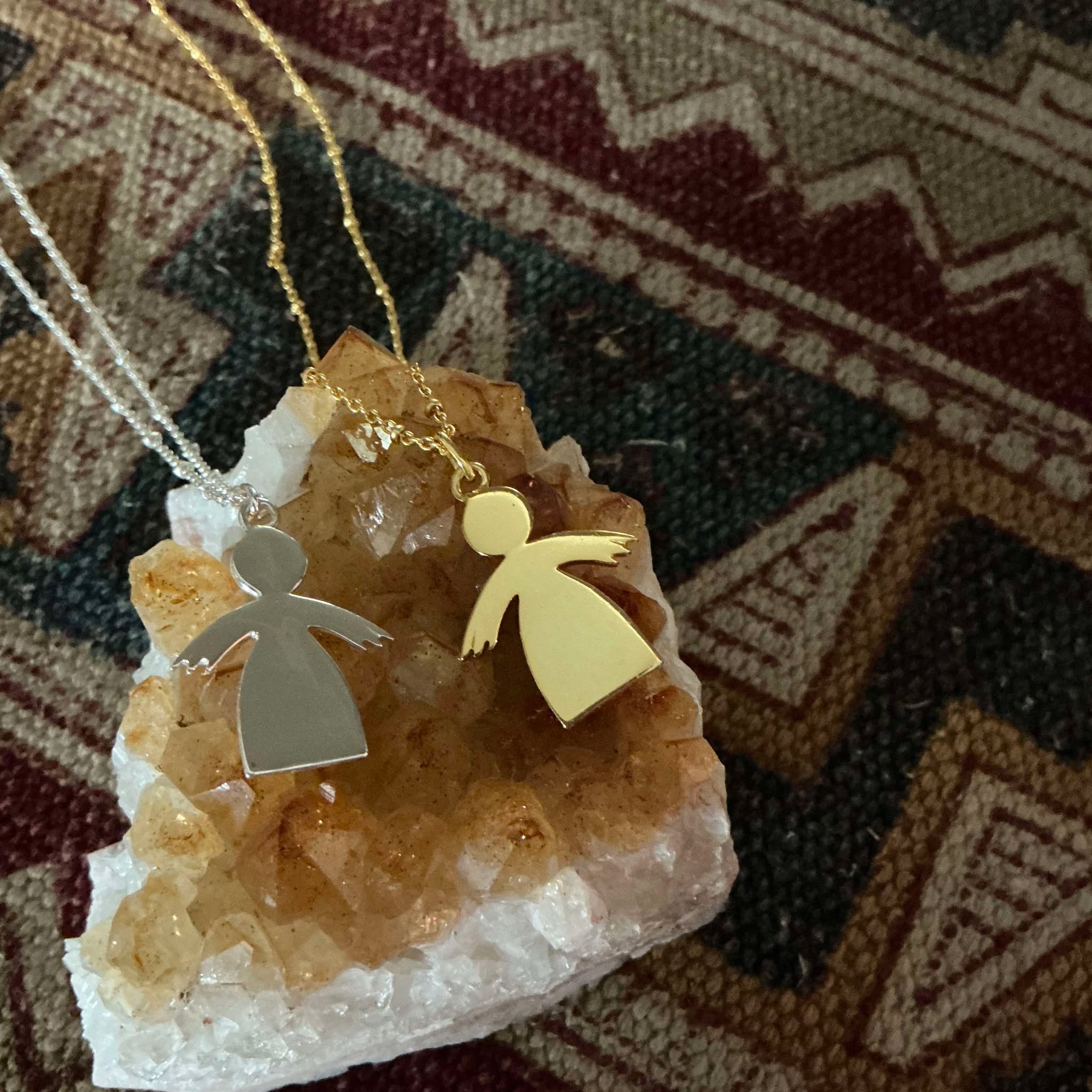 Charming Angel Pendant Necklace