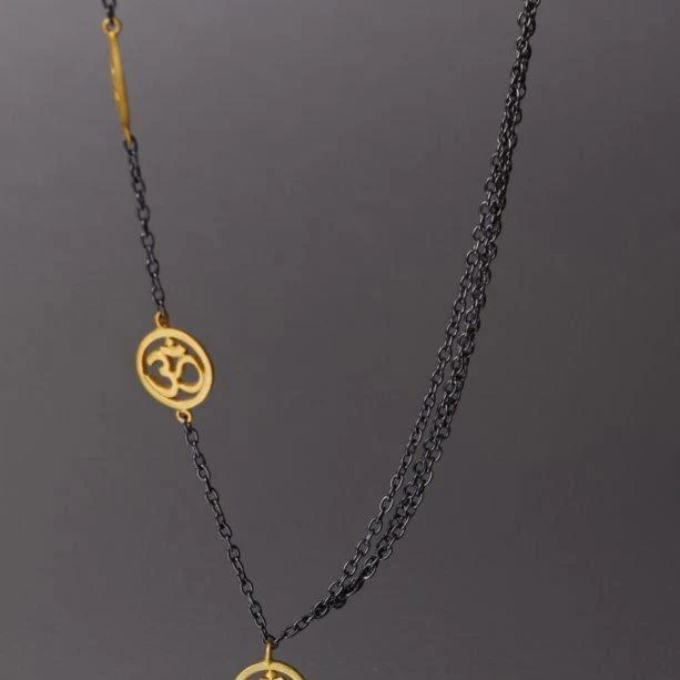 Elegant Harmony Symbol Necklace