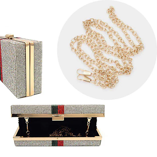 Elegant Metallic Clutch Bag