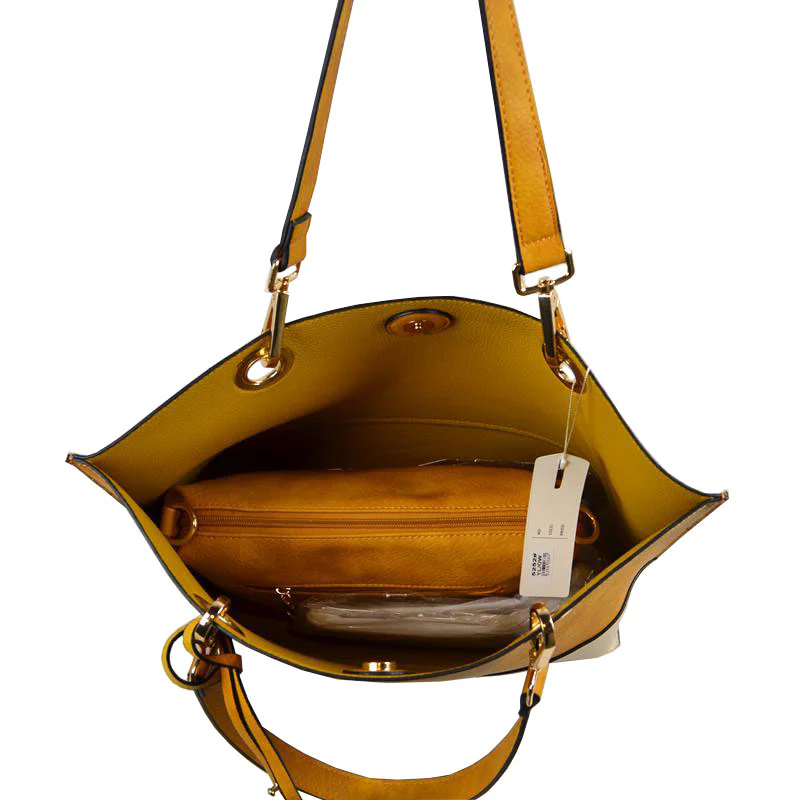 Chic Mustard Yellow Tote Bag