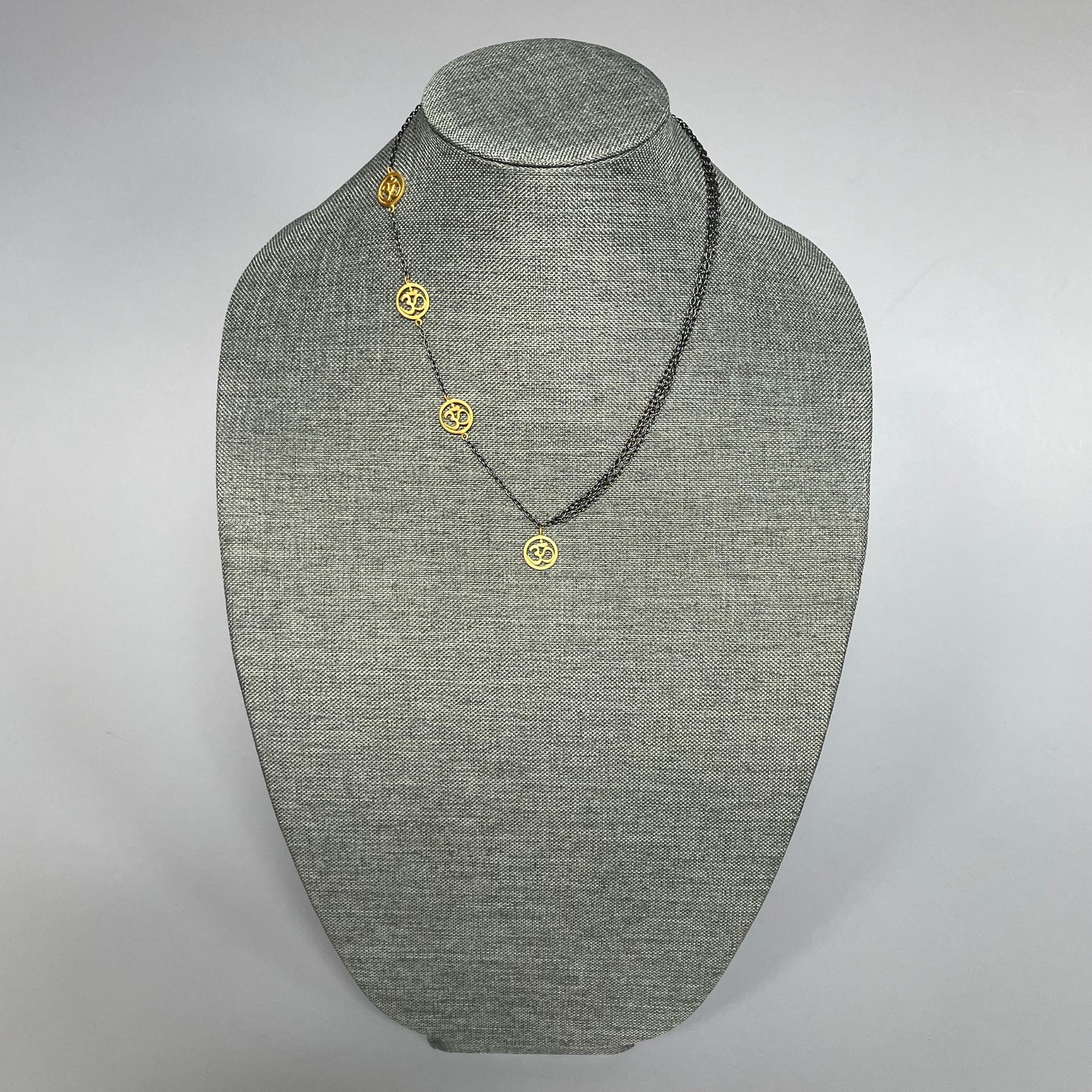 Elegant Harmony Symbol Necklace