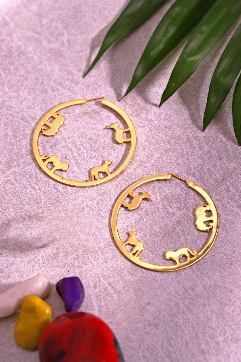 Charming Animal Silhouette Hoop Earrings