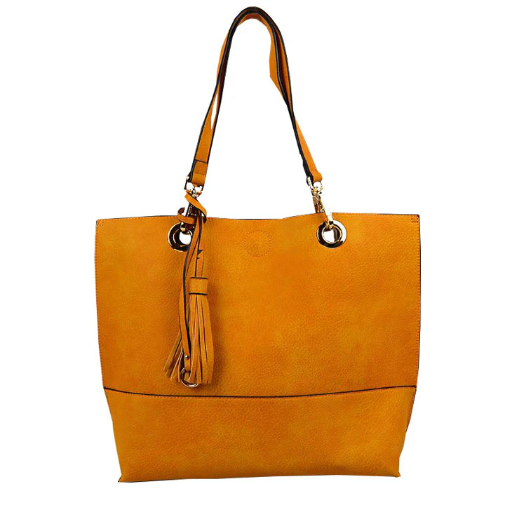 Chic Mustard Yellow Tote Bag
