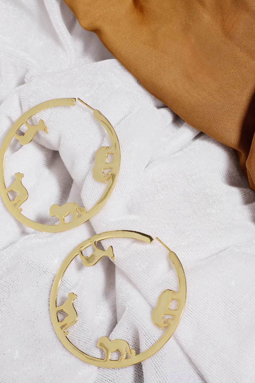 Charming Animal Silhouette Hoop Earrings