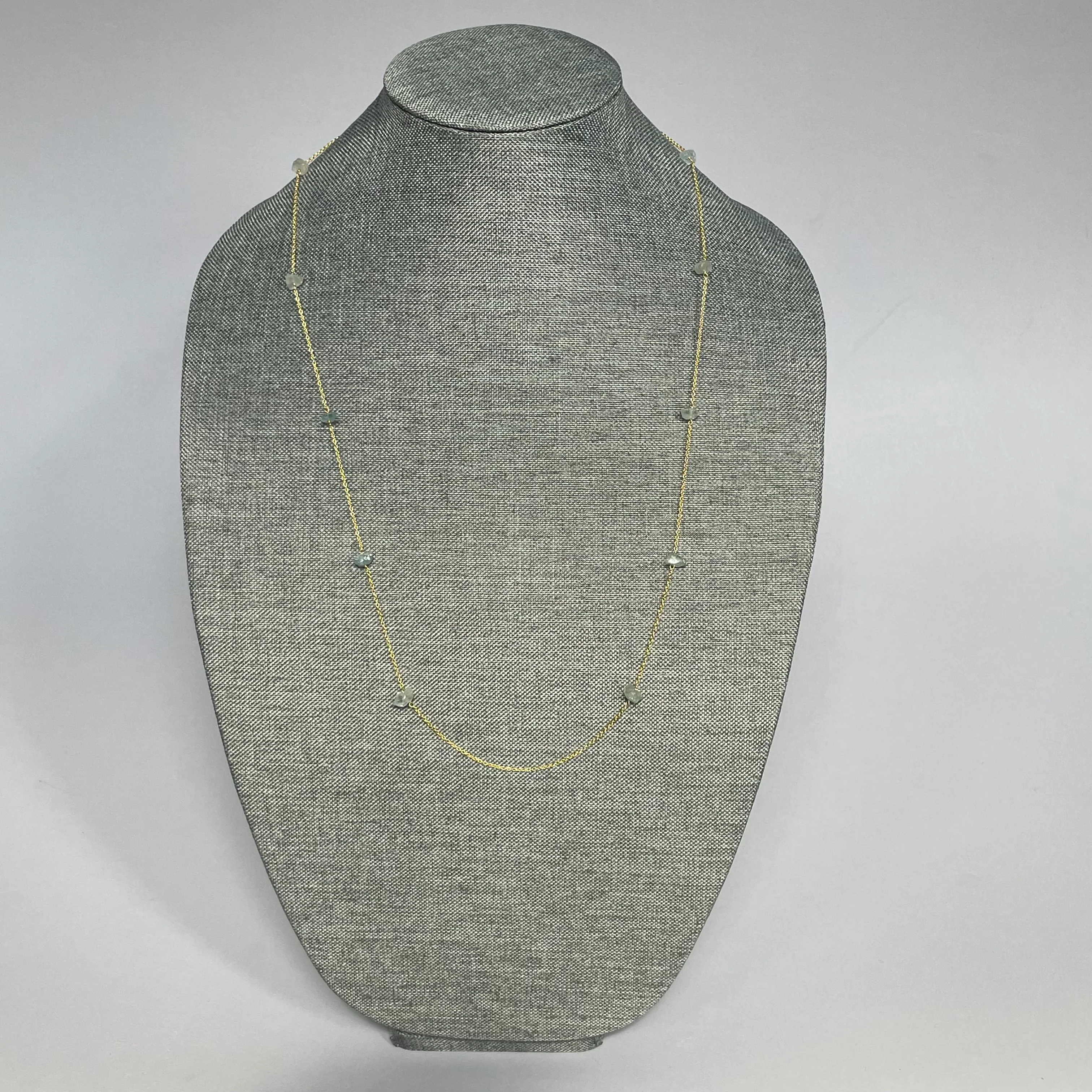 Elegant Natural Stone Bead Necklace